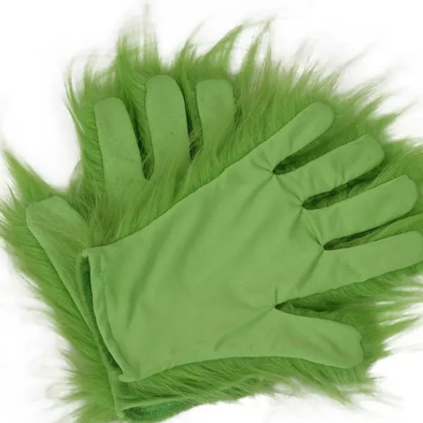 Julgrinch Plyschhandskar Cosplay Kostymrekvisita Barnpresent> Huvudbonader