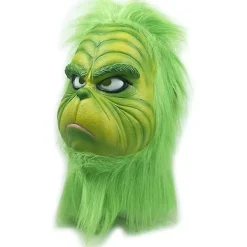 unbranded Julgrön Tomtemask, Halloween Latexmask, Jul Cosplay Kostym, Universal Storlek Passar Vuxna Och Barn> Masker