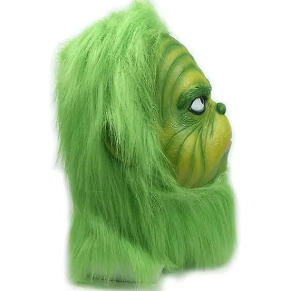 Selected deals Julgrön Tomtemask, Halloween Latexmask, Jul Cosplay Kostym, Universal Storlek Passar Vuxna Och Barn> Masker