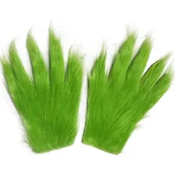 unbranded Julgröna Vantar Plysch Grinch Vantar Jul Cosplay Kostymtillbehör Karneval Semester Jul Fest Favorit Present> Tillbehör