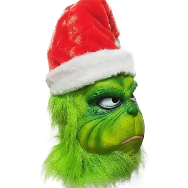 other Julmask och handskar Kostym Geek Stole Halloween Cosplay Grinch och handskar> Masker