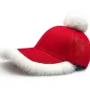 LEIGELE Jultomte Baseballkeps! Rolig Julhatt Justerbar Tomtedräkt för Vuxna Barn Män Kvinnor KFC Catering Kock (LGL)> Huvudbonader