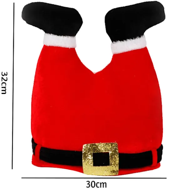 WAIDFU Jultomteluvor och Elfbyxluvor för julpartyklädsel> Huvudbonader