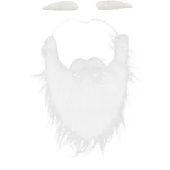 Justerbar Elastisk Falsk Mustasch Skägg Tomte Julset> Tillbehör