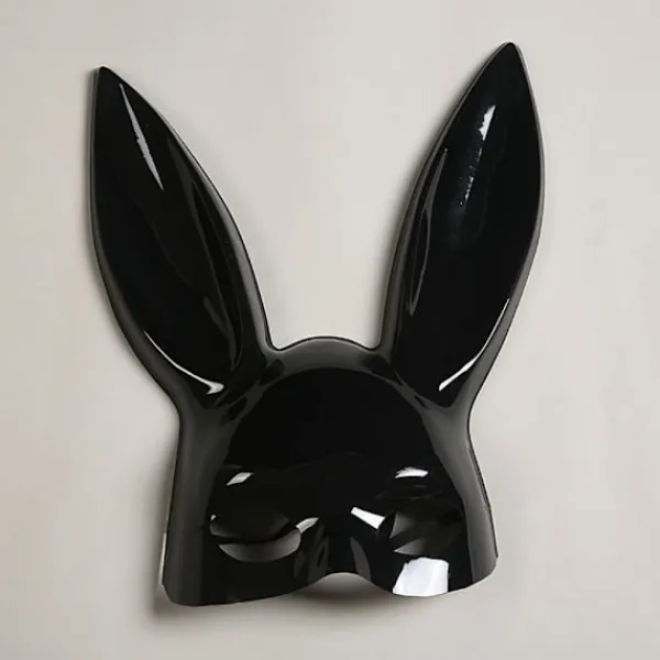 Kaninmask Ansikte Lång VIT _YF> Masker
