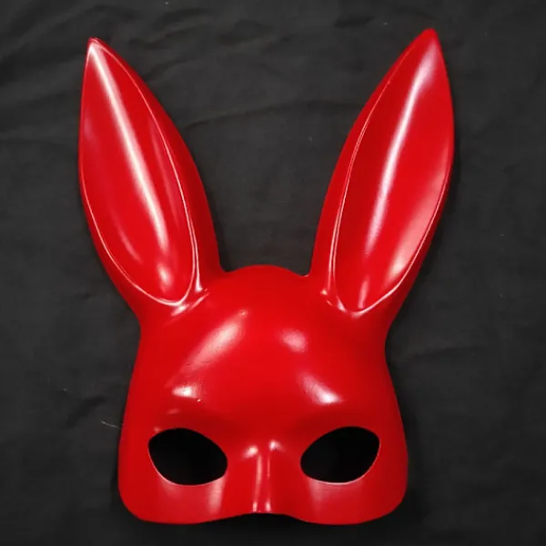 Kaninmask Ansikte Lång VIT _YF> Masker