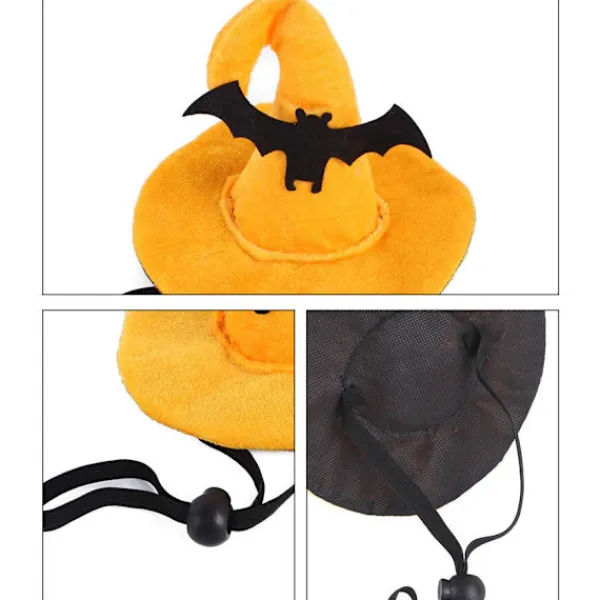 JIUSAIRUI Katt Halloween Husdjurskostymset Set S> Dräkter