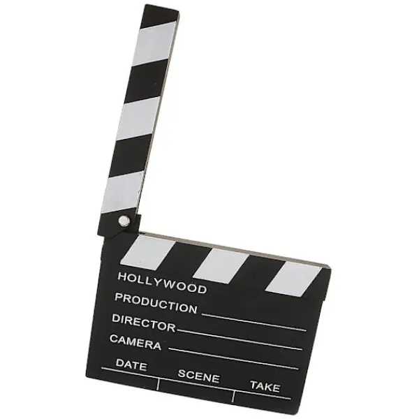 FMYSJ Klassisk Regissör Video Scen Klappbräda Film Slate Cut Prop (FMY) as described> Tillbehör
