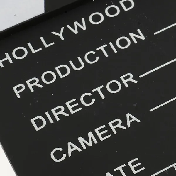 FMYSJ Klassisk Regissör Video Scen Klappbräda Film Slate Cut Prop (FMY) as described> Tillbehör