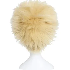 DMstore Kort Afro Fluffy Anime Cosplay Peruk Cosplay Peruk För Halloween(blond),wz-1328 (FMY)><noscript><img width=