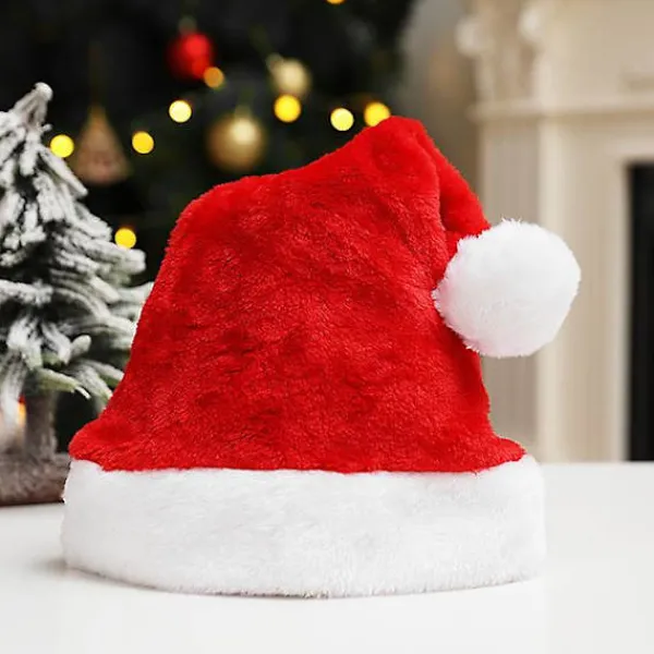 Bluedio Kort plysch julhatt Röd Grön Rosa lå Svart Grå Lila God Juldekorationer för hemmet Juldekorationer Navidad 2022 none> Huvudbonader