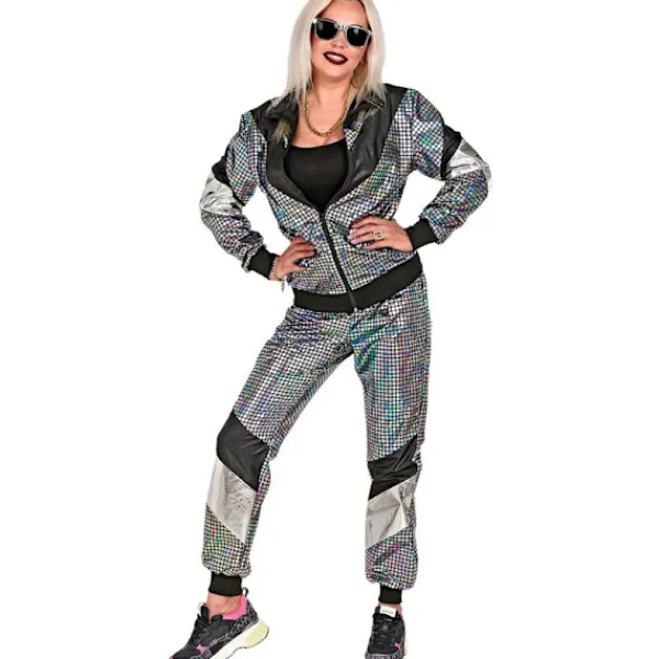 WAIDFU Kostymspårbyxa, Disco, 80-tals Outfit, Joggingdräkt, Maskeraddräkter L> Dräkter