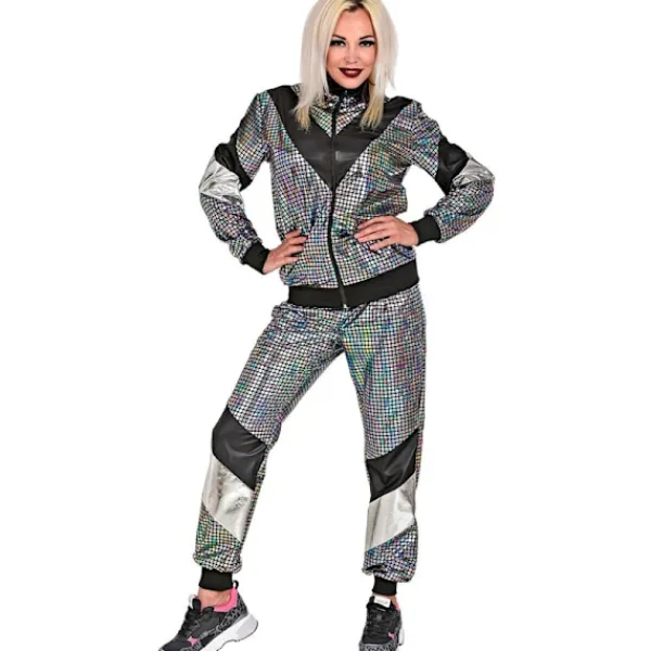 WAIDFU Kostymspårbyxa, Disco, 80-tals Outfit, Joggingdräkt, Maskeraddräkter L> Dräkter