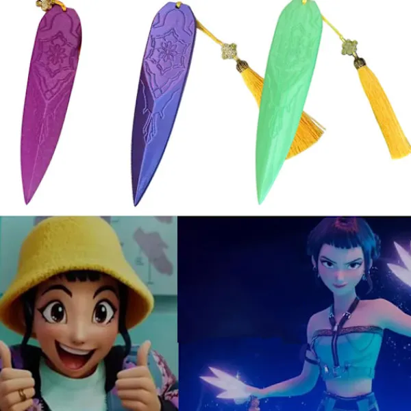 WINE KPop Demon Hunters Zoey Cosplay Pil Halloween Karneval Vapen> Tillbehör