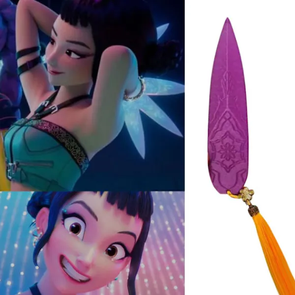WINE KPop Demon Hunters Zoey Cosplay Pil Halloween Karneval Vapen> Tillbehör
