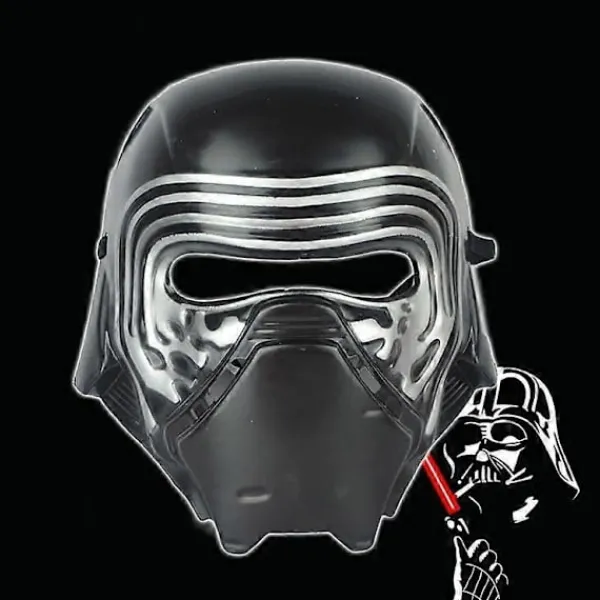 FMYSJ Kylo Ren Hjälm Imperial Troopers Mask Svart Serie Karneval Halloween Star Wars Fans, Alla Åldrar Helhuvud Huvudbonad Mask för Vuxna Barn (FMY)> Masker