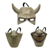 KZQ -Graber Cosplay Mask, Svart Telefonmask, Skräckfilm, Halloween, Läskig Mask, Herrkostymmask (Ljusgrå)> Masker