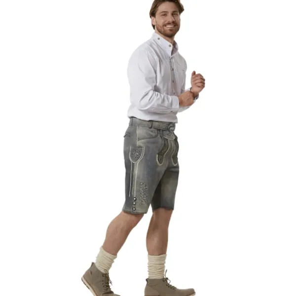 tectake Lederhosen Joshua oktoberfestbyxor herr 54> Dräkter