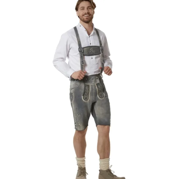 tectake Lederhosen Joshua oktoberfestbyxor herr 54> Dräkter