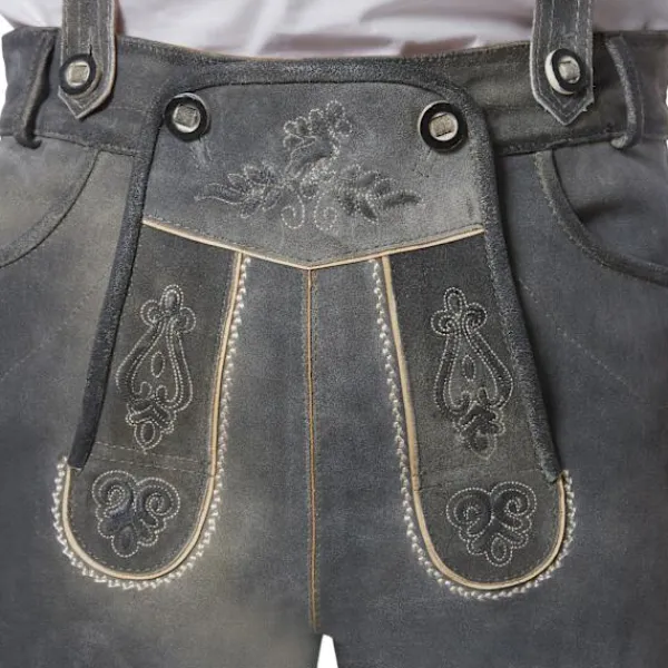 tectake Lederhosen Joshua oktoberfestbyxor herr 54> Dräkter