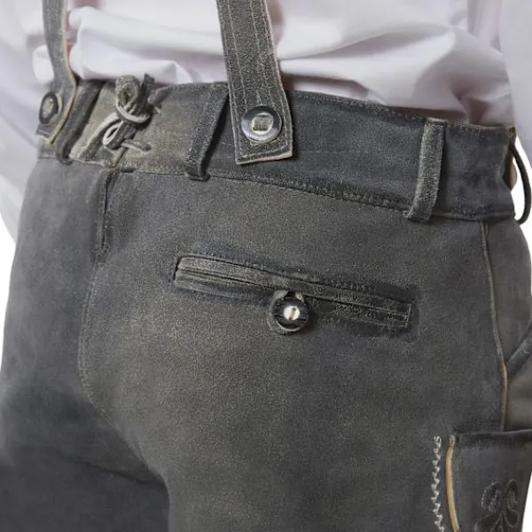 tectake Lederhosen Joshua oktoberfestbyxor herr 54> Dräkter