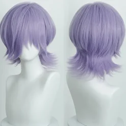 hhu Lila Rumi Anime Cosplay Peruk för K-pop Hunters Kostym & Konvent aldul Mysterious (hair-beating)> Peruker