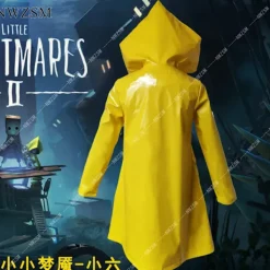 KOOLYOU Little Nightmares Six Cosplay Little Nightmare Hungry Kids Little Six Cosplay Costume Party Halloween XL Beige><noscript><img width=