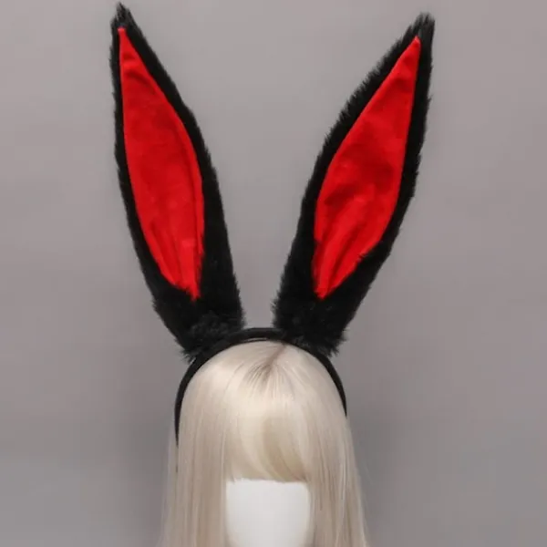 Lolita Kaninöron Hårband Fuskpäls Kaninöron Hårband Stort Hårigt Sött Djuröron Hårband Hårband Hårtillbehör Huvudbonad För Fest Bal C> Huvudbonader