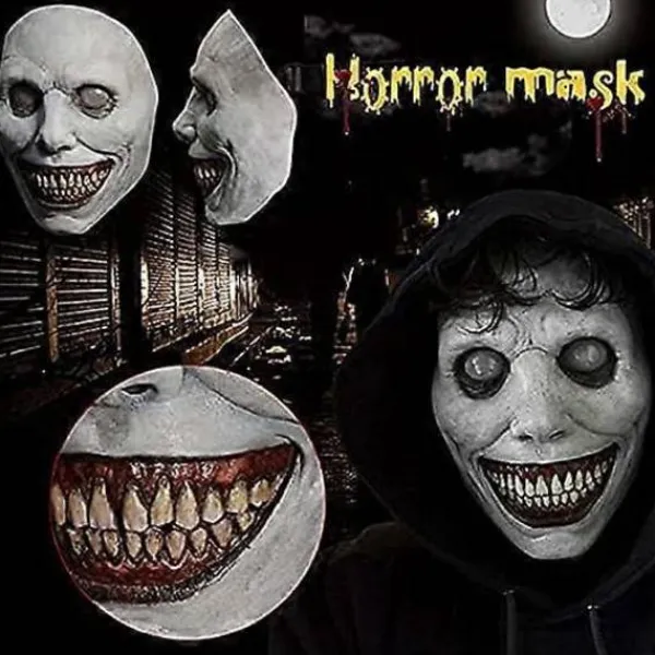 FMYSJ Läskig Halloweenmask, Skrämmande Halloweenmask Den Onda Demonen Cosplay Halloween Kostymfest Rekvisita (FMY)> Masker
