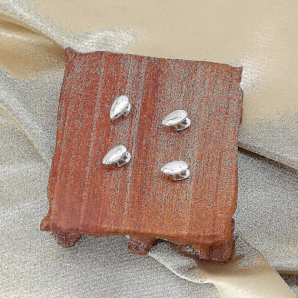 Lureen Metallgrillz Vampyrtänder Dracula Hip Hop Grillz För Dina Tänder 4 pcs> Tillbehör