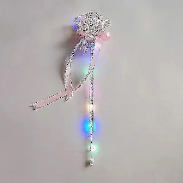 Lysande magisk bollstav glödstav barnpresent häxa trollkarl LED magisk stav prinsessa halloweenkostym det mest prisvärda! -Sy stars 45*10*10> Tillbehör