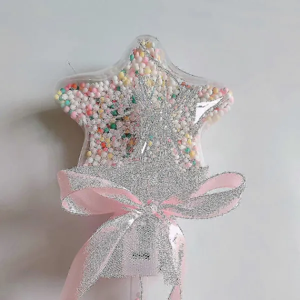 Lysande magisk bollstav glödstav barnpresent häxa trollkarl LED magisk stav prinsessa halloweenkostym det mest prisvärda! -Sy stars 45*10*10> Tillbehör
