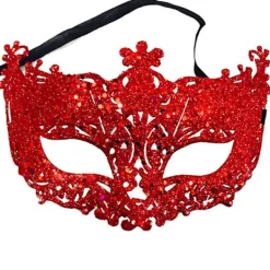 Jettbuying Lyxig venetiansk maskeradmask Kvinnor Flickor Sexig Fox Eye Mask F ONESIZE><noscript><img width=