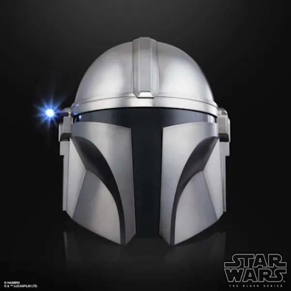 HASBRO Mandalorian elektroniska headset, Premium headset för cosplay, från 14 år, Star Wars The Black Series Flerfärgad> Huvudbonader
