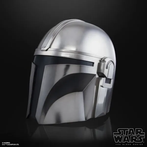 HASBRO Mandalorian elektroniska headset, Premium headset för cosplay, från 14 år, Star Wars The Black Series Flerfärgad> Huvudbonader
