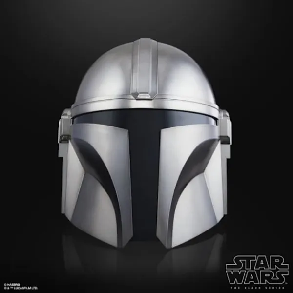 HASBRO Mandalorian elektroniska headset, Premium headset för cosplay, från 14 år, Star Wars The Black Series Flerfärgad> Huvudbonader
