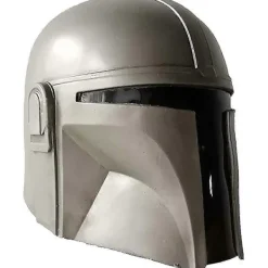 Mandalorian Hjälm Helhuvud Latex Mask Film Cosplay Kostym Halloween Rekvisita för Vuxna Barn-Perfekt><noscript><img width=