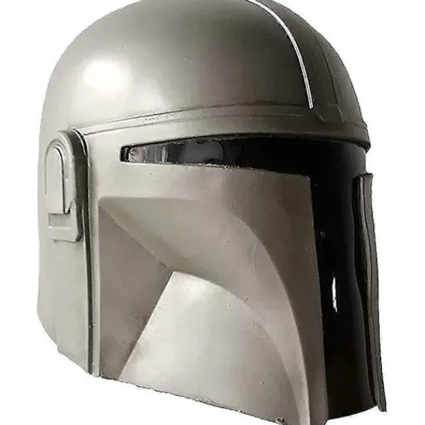 Mandalorian Hjälm Helhuvud Latex Mask Film Cosplay Kostym Halloween Rekvisita för Vuxna Barn-Perfekt> Huvudbonader