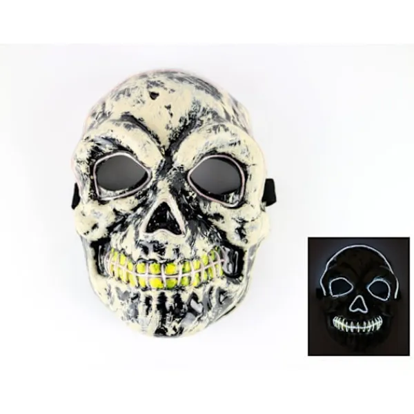 Premium-Brand Mask dödskalle med Glowstrip> Masker