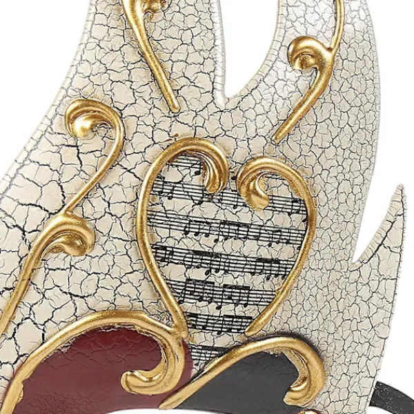 FMYSJ Maskera Venedig Flamma Form Herr Masker Maskeradmask för Män Venetianska Karnevalsmasker Venetiansk Mask Män (FMY) 21X17X4cm> Masker