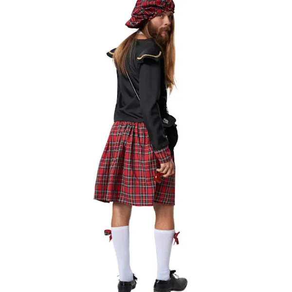 tectake Maskeraddräkt förnäm skotte i kilt XXL> Dräkter