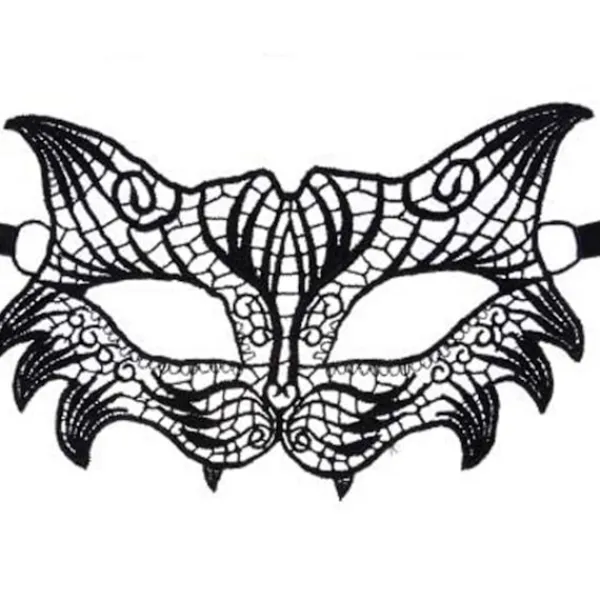 Megabilligt Maskeradmask Ögonmask i Spets - Venetiansk Kattmask Lace> Masker