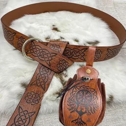 Holocky Medeltida Bälte i Vikingastil med Väska för Halloweenkostymer><noscript><img width=