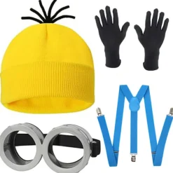Minioner Halloween Kostymtillbehör för Vuxna - 4-Delars Set[JUN]> Tillbehör