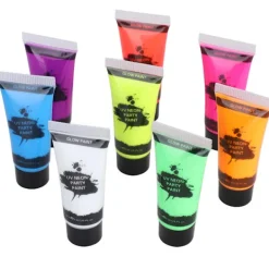 10ml Blacklight Fluorescerande Ansikts- och Kroppsfärgset UV-Reaktiv Makeup><noscript><img width=