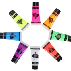 10ml Blacklight Fluorescerande Ansikts- och Kroppsfärgset UV-Reaktiv Makeup><noscript><img width=