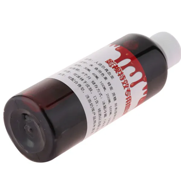 100ml Professionellt Falskt Blod Special Halloween Sår Ärr Zombie Fancy Make Up Falskt Blod> Smink