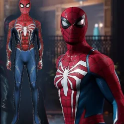 KOOLMEI Män Pojke Spider Man Cosplay Kostym Party Jumpsuit Ps5 Spider-man 2 Finklänning> Dräkter