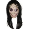 Molezu Momo Mask Läskig Mask, Krypande Mask Monstermask, Skräckkostymer Party Gummi Latex Mask för Halloween Vuxen> Masker