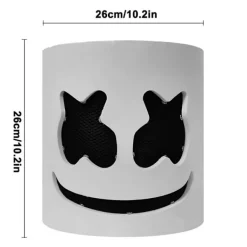 Mordely Marshmello DJ Mask Halloween Cosplay Mask> Masker